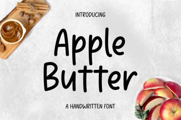 Apple Butter: A Display Font for Editorial Design