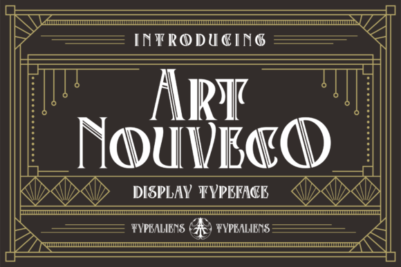 Art Nouveco Font for Handmade Creations