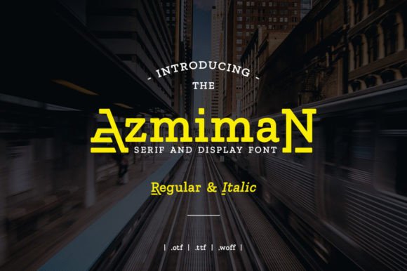 Azmiman: A Modern Serif Font for Web Design Projects