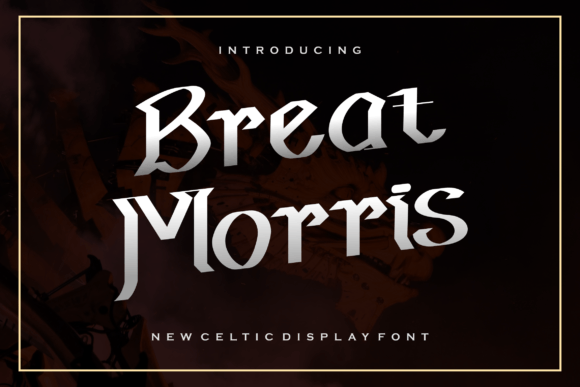 Breatmorris: A Medieval-Inspired Display Font for Bold Branding