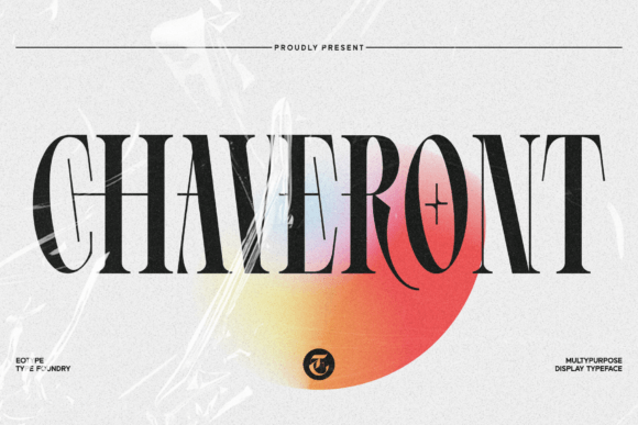 Chaveront Font for Handmade and Commercial Projects