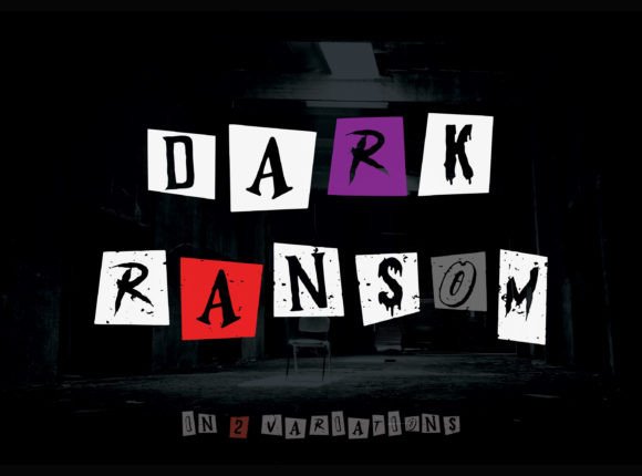 Dark Ransom Font for Spooky Campaigns