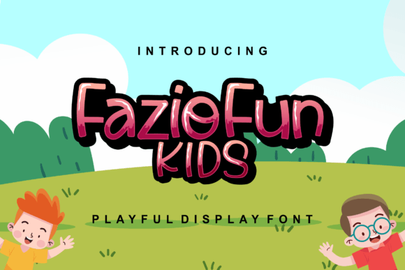 Fazio Fun Font for Web Design
