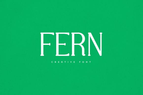 Fern Font for Handmade Creations