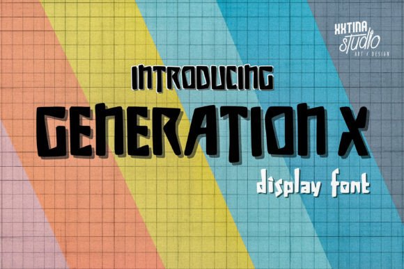 Generation X Font for Bold Campaign Designs