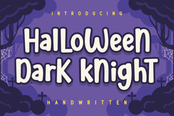 Halloween Dark Knight Font for Branding Projects