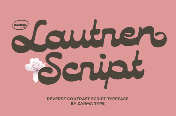 Lautren: A Stylish Handwritten Font for Editorial Design