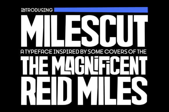Milescut: A Timeless Font for Modern Branding