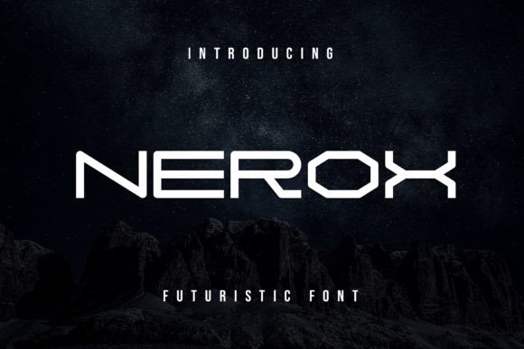 Nerox: A Modern Display Font for Editorial Elegance