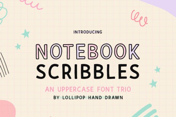 Notebook Scribbles Font for Web Design