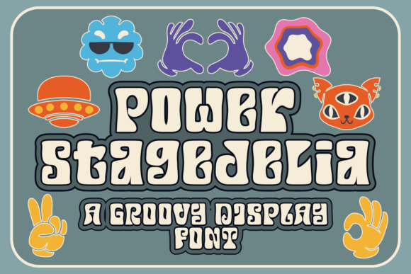 Power Stagedelia: A Groovy Font for Modern Branding