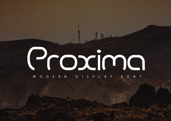 Proxima: A Cool and Modern Display Font for Branding Projects