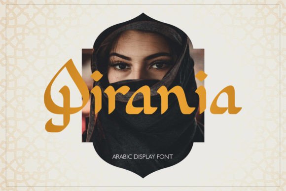 Qirania Font for Editorial Design and Branding