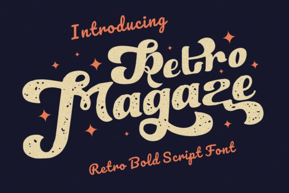 Retro Magaze: A Font That Elevates Brand Identity