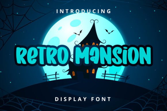 Retro Mansion Font for Handmade Creations