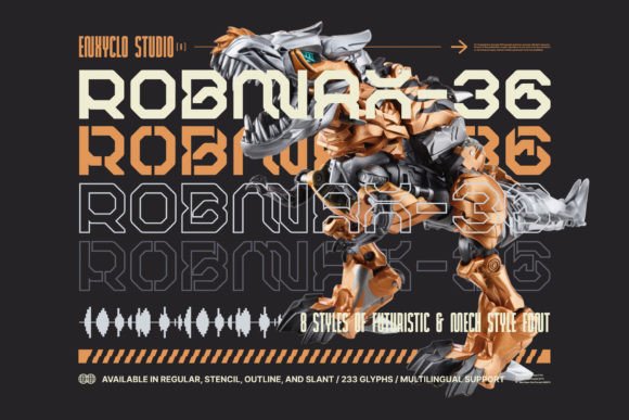 Robmax36: A Futuristic Display Font for Bold Web Design