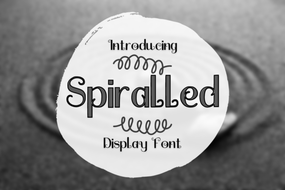 Spiralled: A Chic Display Font for Editorial Elegance