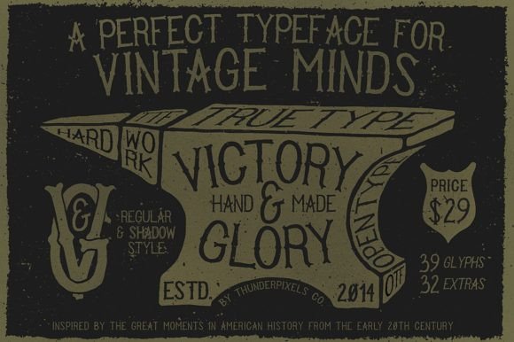 Victory and Glory Font Review